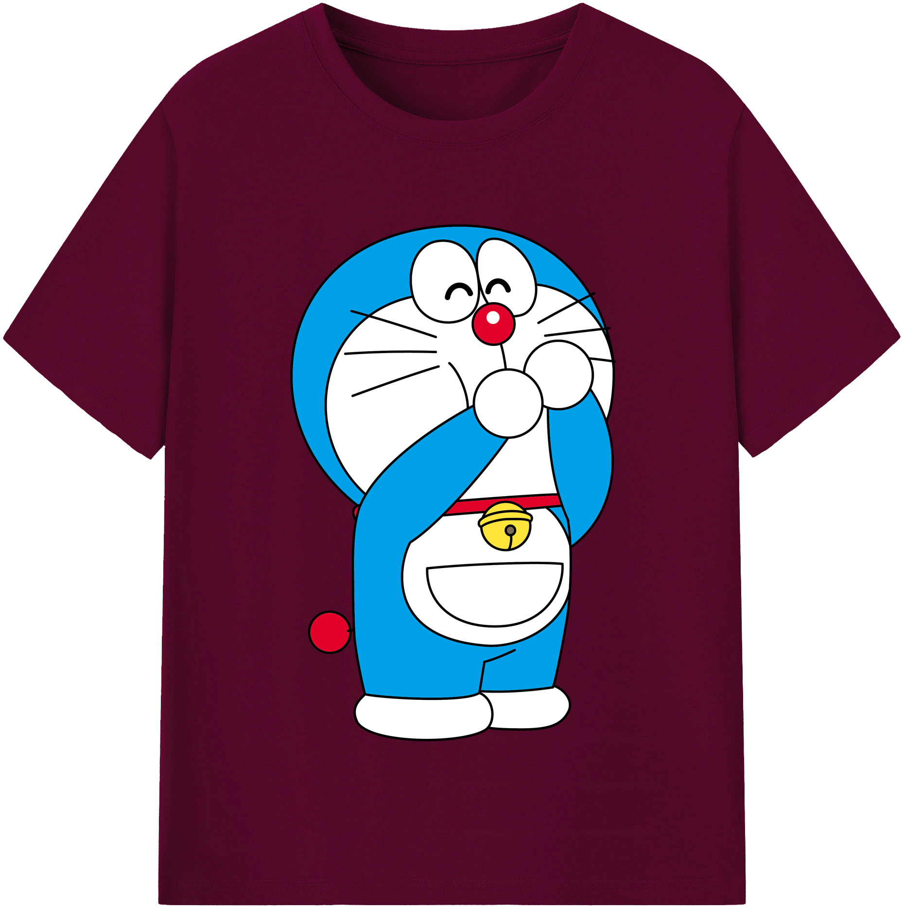 （画像用） ドラえもん Doraemon レディースカジュアルプリントTシャツ（綿100％）